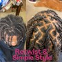 Locs Over Locs w/ Retwist Smedium (73+)