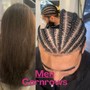 Men Cornrows Straight Backs