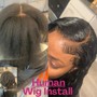 Synthetic Wig Install