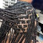 Medium Traditional box Braids