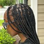 Large Knotless Box Braids