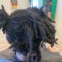 Sister locs retwist