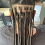 Medium Knotless Braids