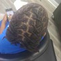 Men's half head Braids