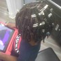 Kid's Braids with weave