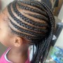 Kids knotless Box Braids