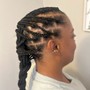 2 Feed In Braids