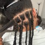 2 Feed In Braids