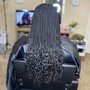 Knotless Braids Small midback