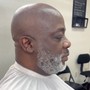 Bald head Clipper Shave & facial shave with razor