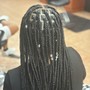 Individual Braids With Extensions (small-Medium)