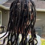 Large Knotless Box Braids