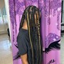 Medium Knotless Braids (Mid Back)