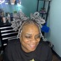 Loc Color streaks start at