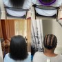 Half up Half down (sew-in)