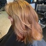 All over color with full balayage