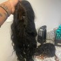 Half up Half down (sew-in)