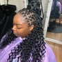 Freestyle braids w/ Quick Weave