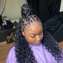 Freestyle braids w/ Quick Weave