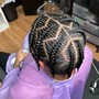 Men's freestyle cornrows