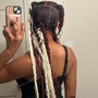 Braid down (8 straight backs for wig install wash included)