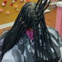 Braid down for wig (8 straight backs no wash included)