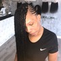 Stitch Feed-in Braids/Cornrows 8-10 Lines Large 20-22 Inches