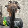 Medium Knotless Braids