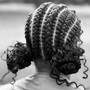 Children Braided Styles with Natural Hair