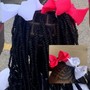 Short Boho Knotless Braids