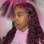 Large knotless bohemian braids