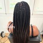 Knotless braids small medium size