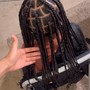 Kid knotless braids