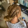 Kid's freestyle braids (natural hair)