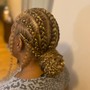 Braid Down (simple straight backs)