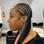 2 Feed In Braids