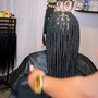 Medium Knotless braids