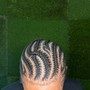 2 Straight Back Cornrows *Stitch*