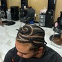 2 Straight Back Cornrows *Stitch*