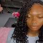 Bohemian knotless Braids