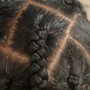 Sh-Medium Knotless Braids