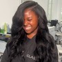 Sew in with leave out