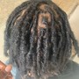 Medium knotless Braids