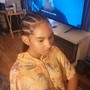 Cornrows - single layer, no added hair