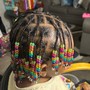 Pipe cleaners on locs only