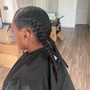 2 FEED IN braids