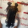 Flip Over Braids w/ QW in Back