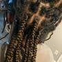 Mohawk waist length Braids