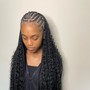 Large Boho Knotless Braids