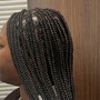 Small Knotless Box Braids